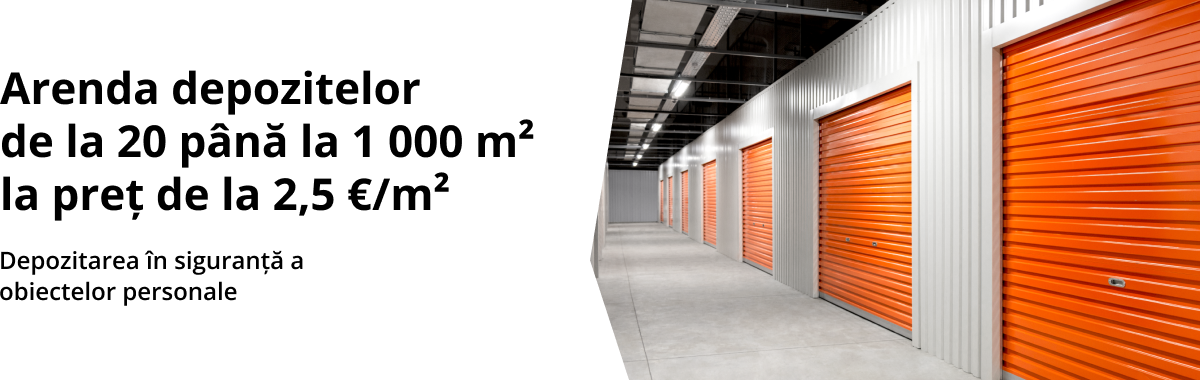 Chiria depozitelor la Botanica